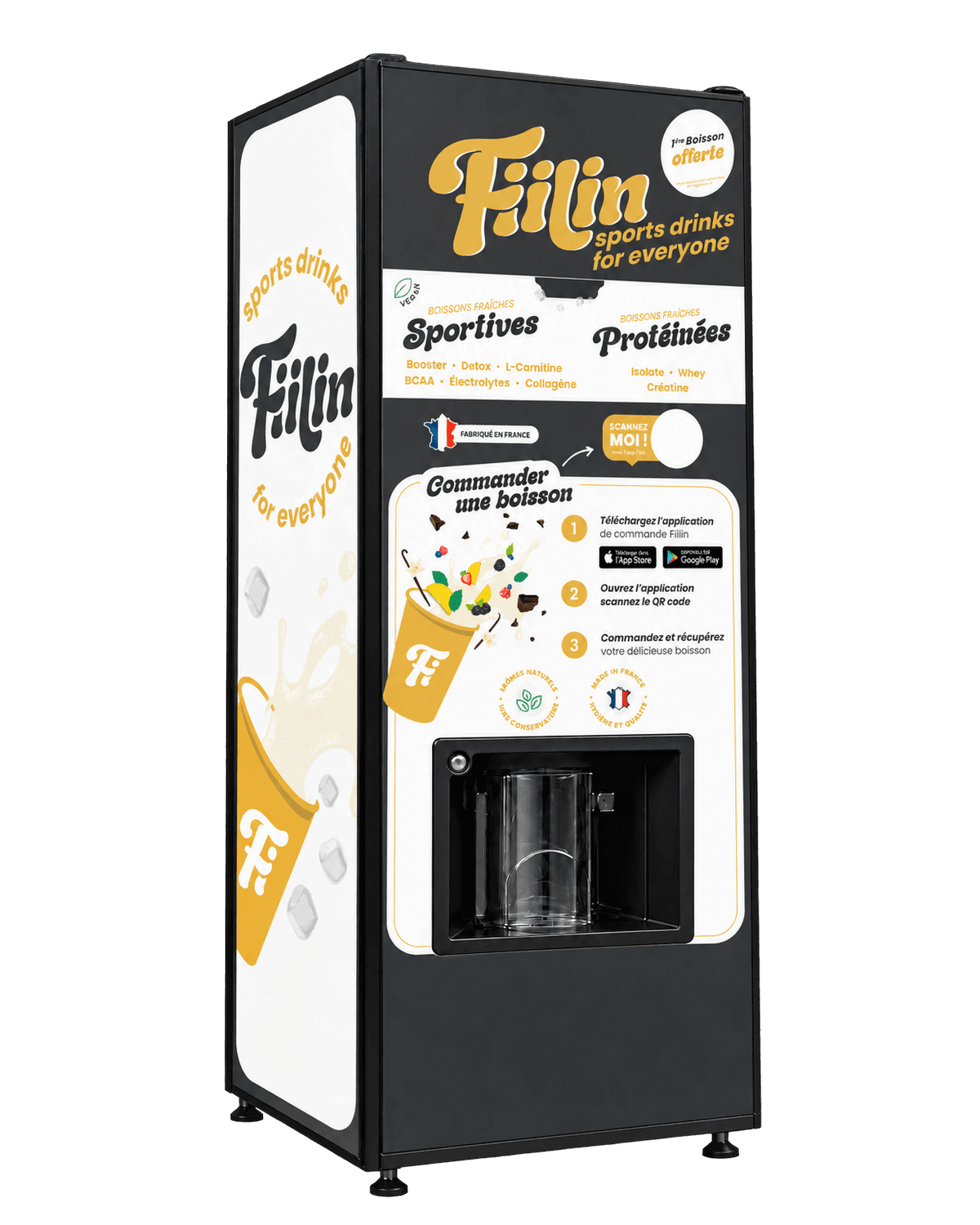 Distributeur Fiilin — habillage doré